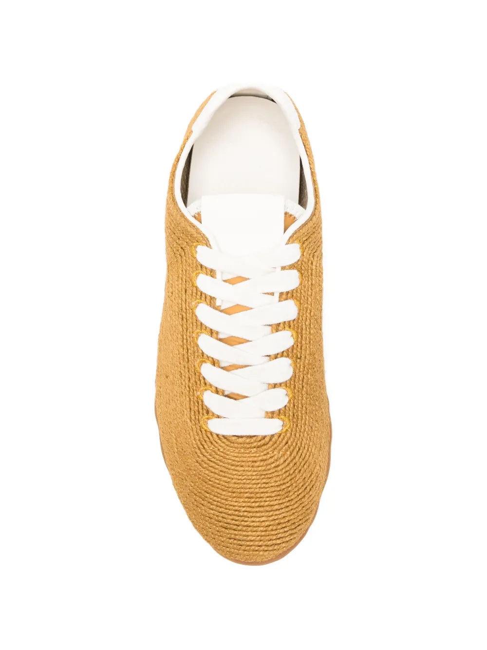 Palomitas By Paloma Barcelò Hester woven lace-up sneakers Beige