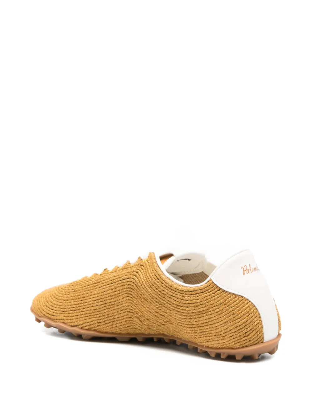 Palomitas By Paloma Barcelò Hester woven lace-up sneakers Beige