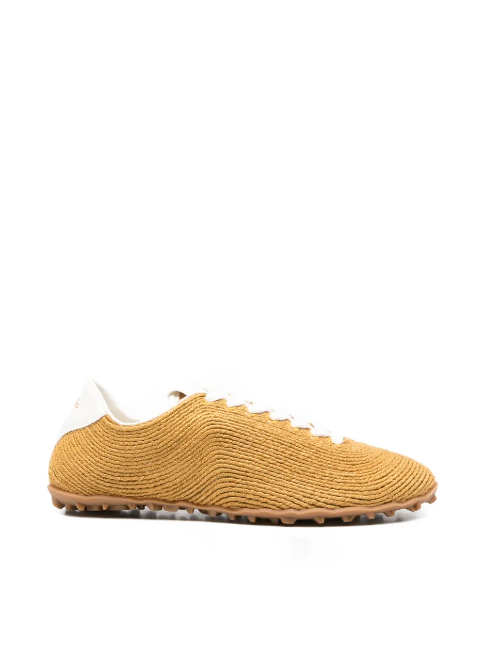 Palomitas By Paloma Barcelò Hester woven lace-up sneakers Beige