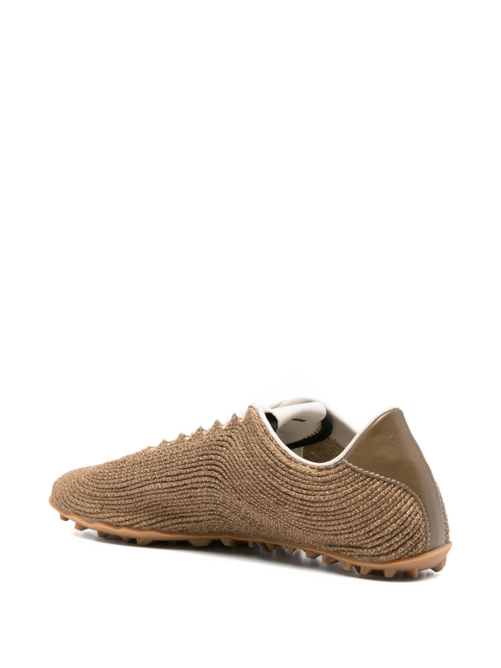 Palomitas By Paloma Barcelò Hester woven lace-up sneakers Beige