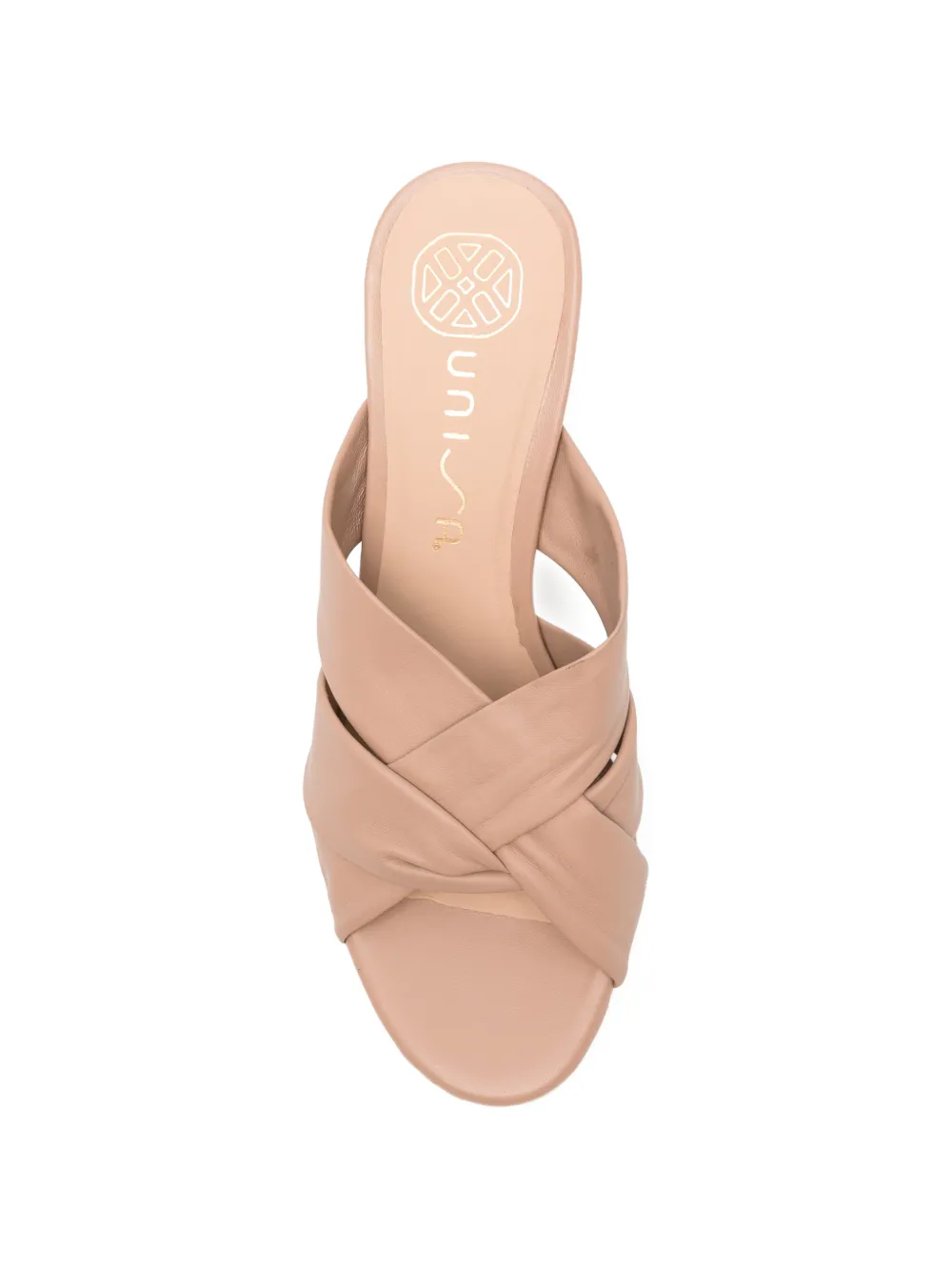 Unisa Ocan Nto crossover-strap platform sandals Roze