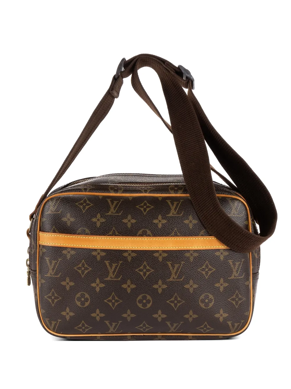 Louis Vuitton Pre-Owned Monogram Reporter shoulder bag - Braun