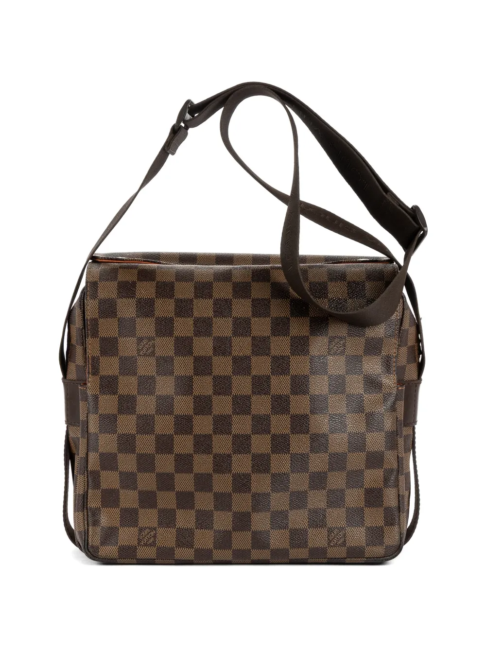 Louis Vuitton Pre-Owned Damier Ebène Naviglio messenger bag - Marrone
