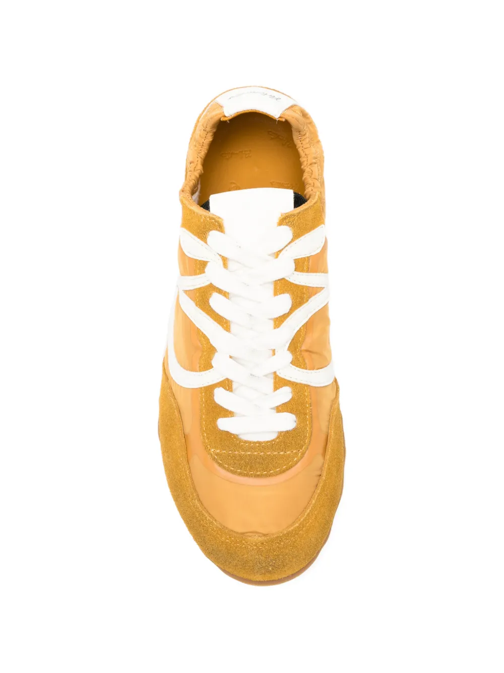 Palomitas By Paloma Barcelò Halia suede-panelled sneakers Geel
