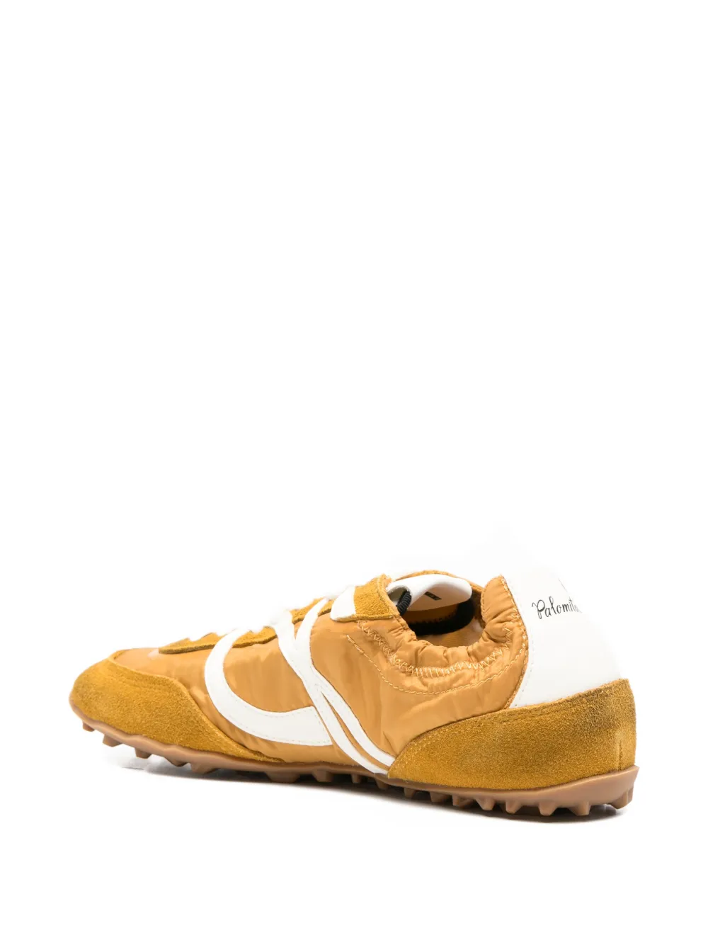 Palomitas By Paloma Barcelò Halia suede-panelled sneakers Geel