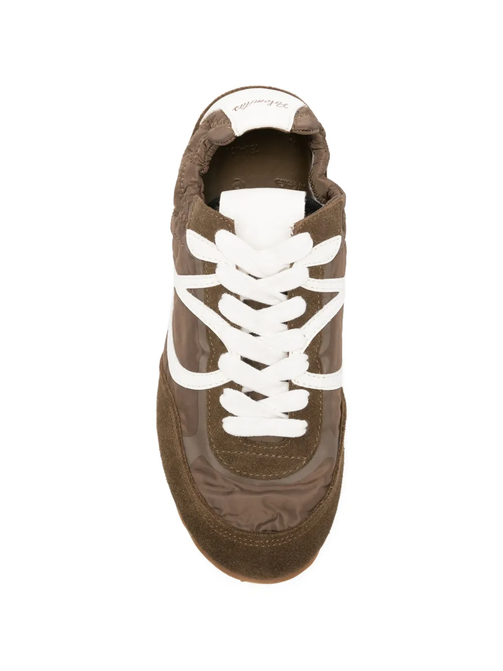 Palomitas By Paloma Barcelò Halia logo-patch panelled sneakers Bruin