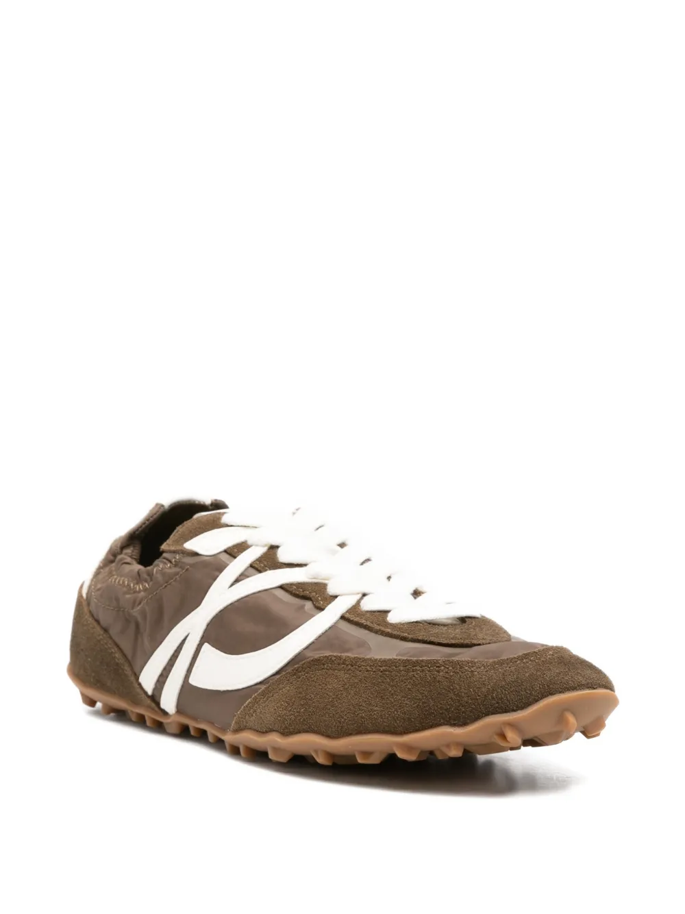 Palomitas By Paloma Barcelò Halia logo-patch panelled sneakers Bruin