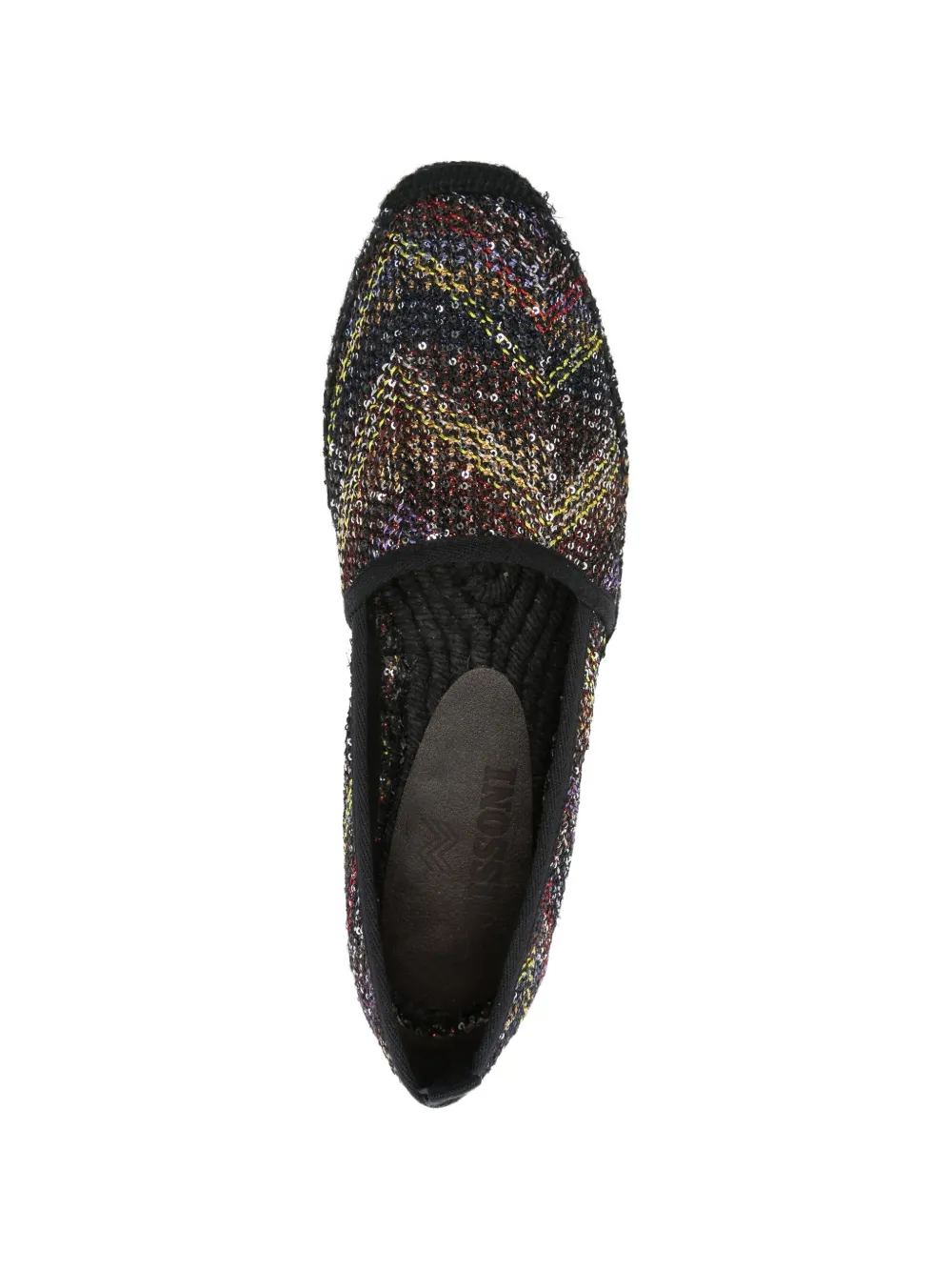 Missoni sequin-embellished espadrilles Zwart
