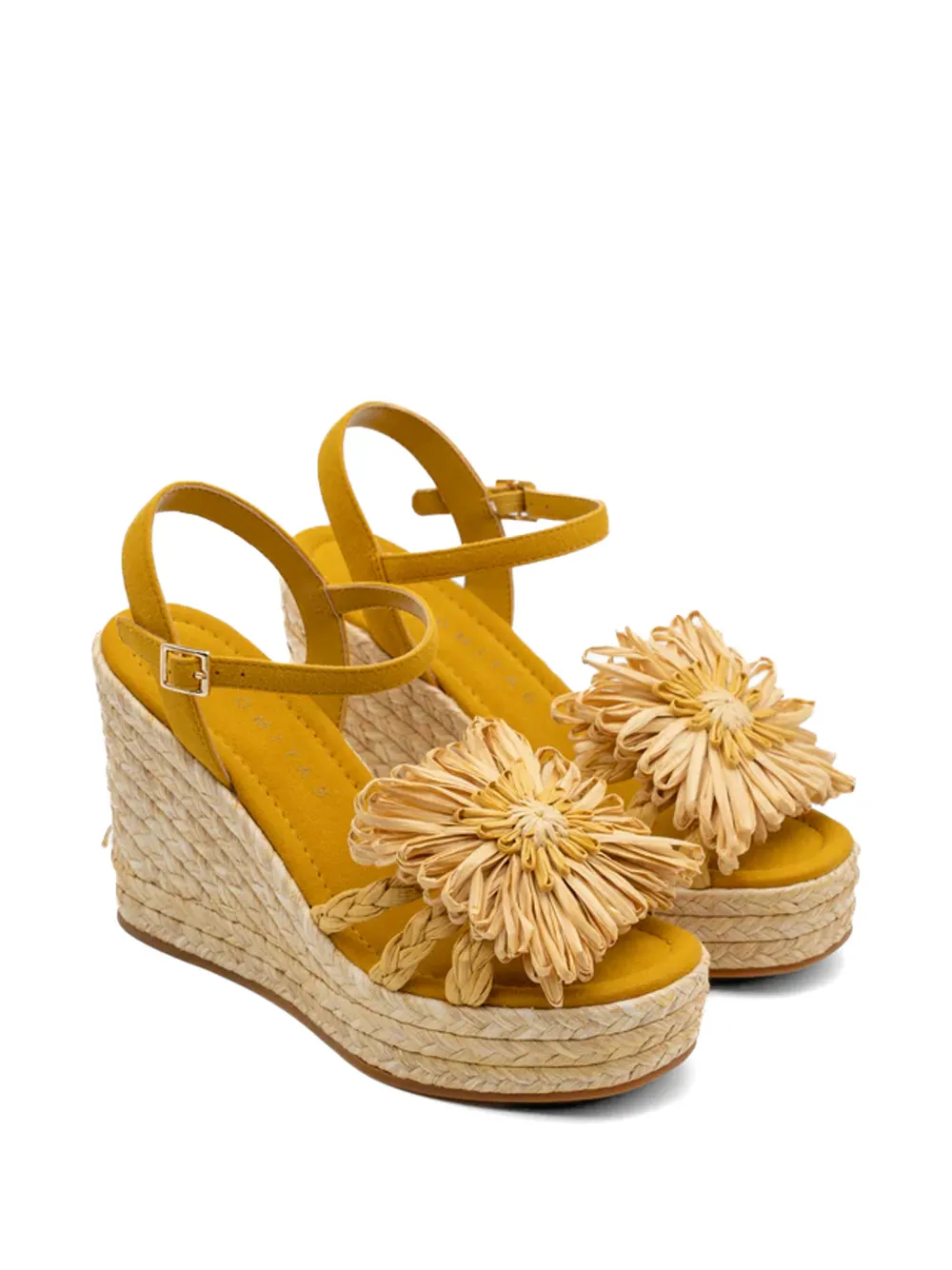 Palomitas By Paloma Barcelò Fannie heeled sandals Geel