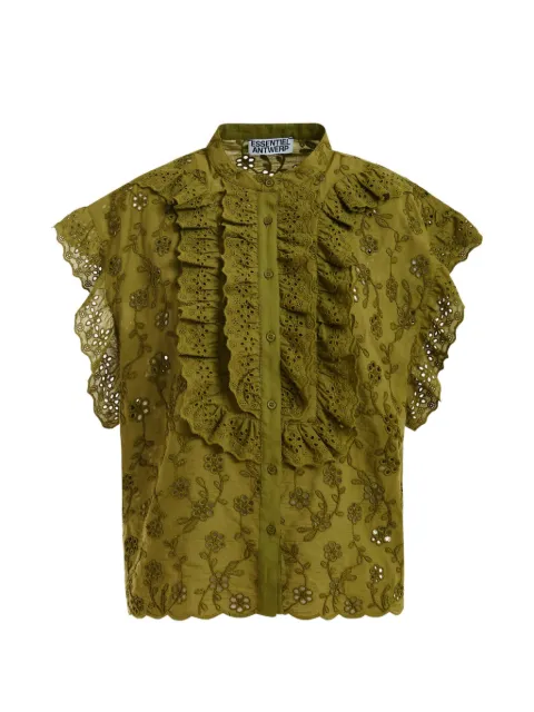 Essentiel Antwerp アイレットレース シャツ