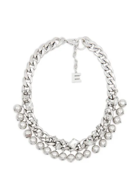 Essentiel Antwerp rhinestone-embellished curb-chain necklace