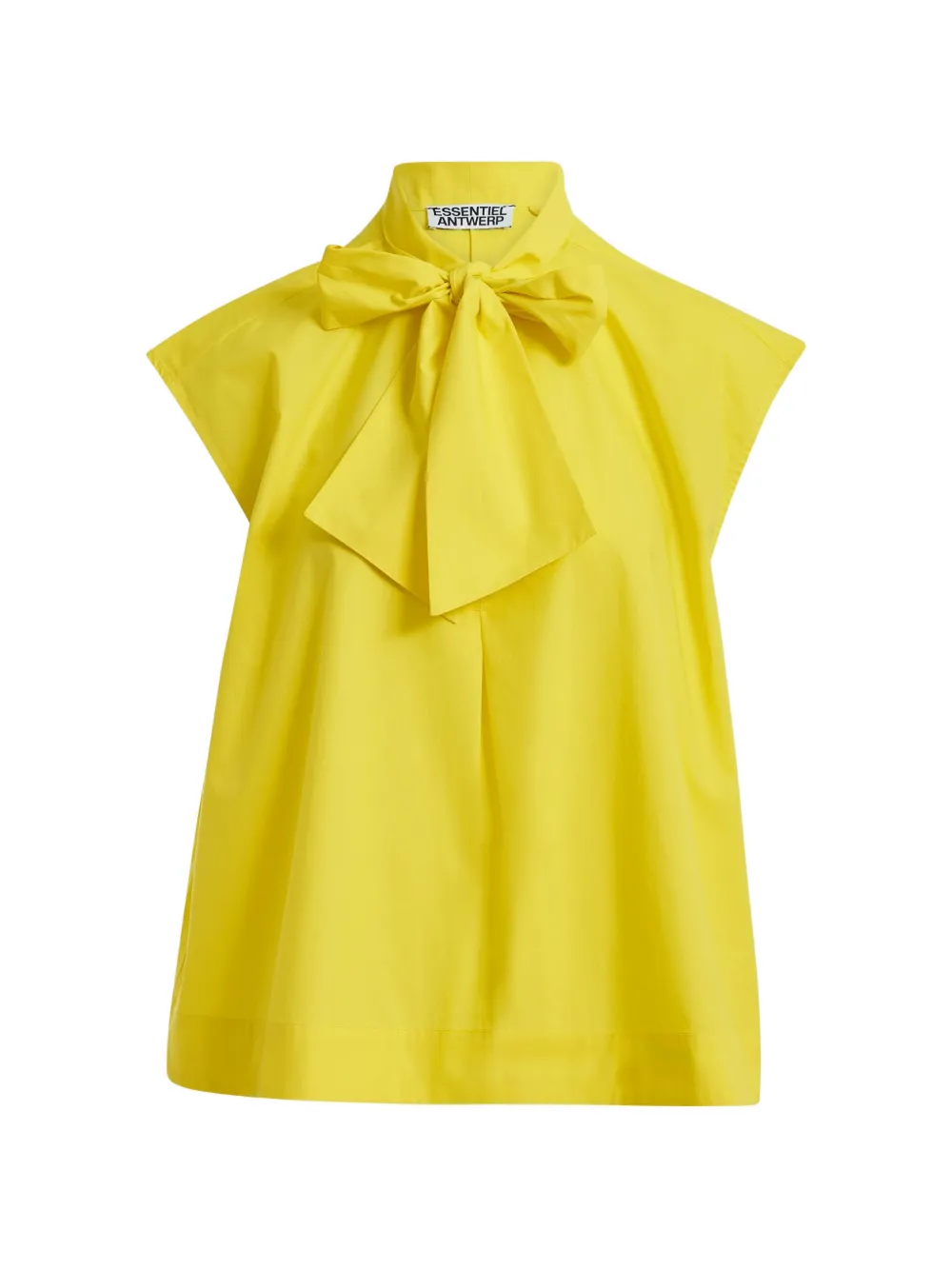 Essentiel Antwerp bow-detail sleeveless blouse - Giallo