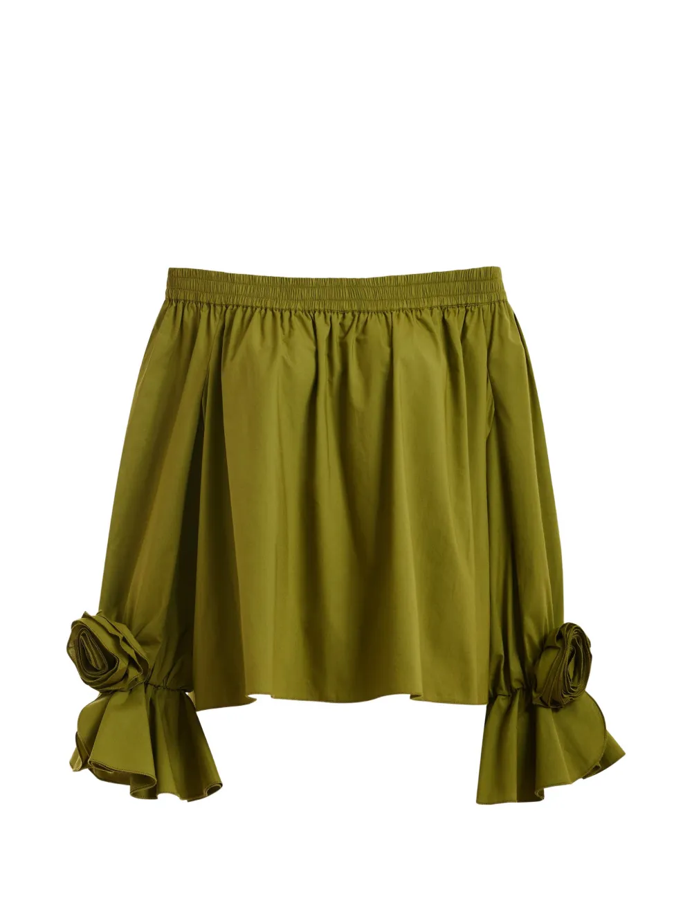 Essentiel Antwerp rosette-embellished blouse - Verde