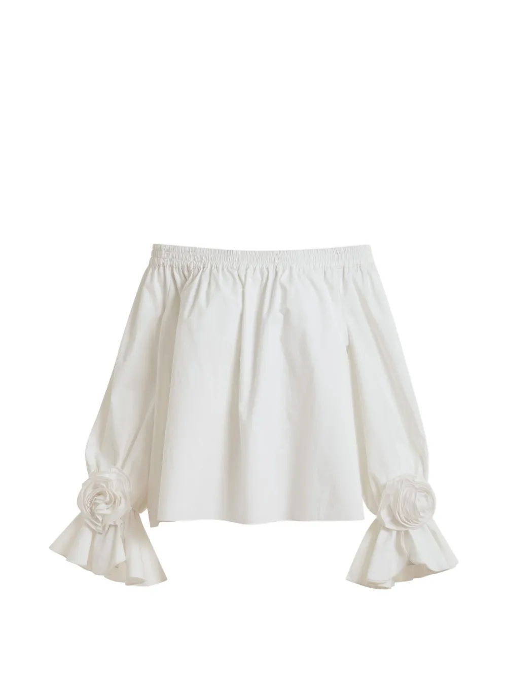 Essentiel Antwerp rosette-embellished blouse - Bianco