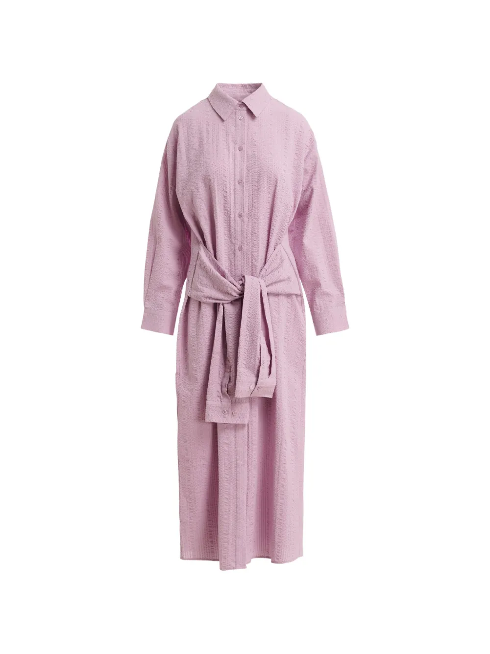 Essentiel Antwerp tie-waist oversized midi dress - Rosa