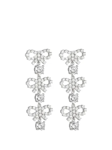 Self-Portrait aretes con apliques de cristal