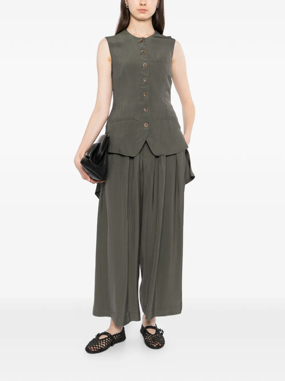 Uma Wang Poetic broek Grijs