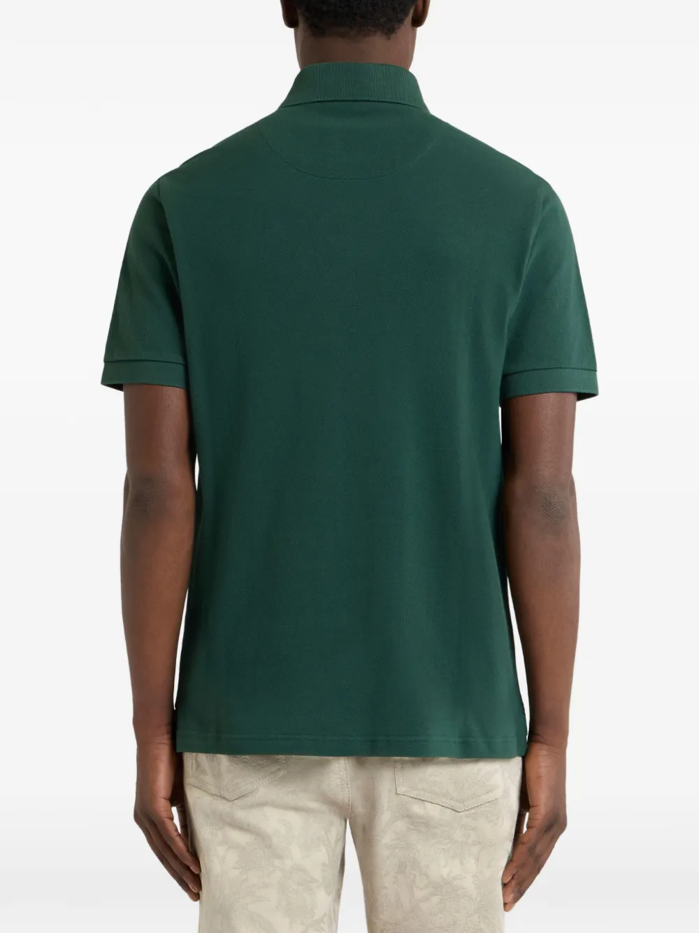 ETRO Poloshirt met geborduurd logo Groen