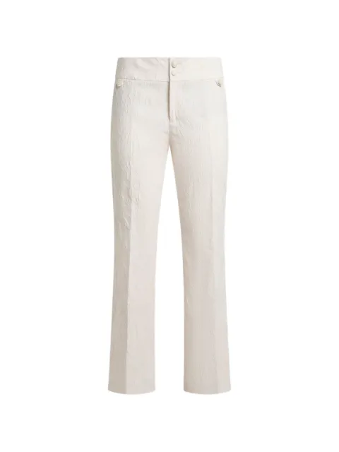 ETRO jacquard straight-leg trousers