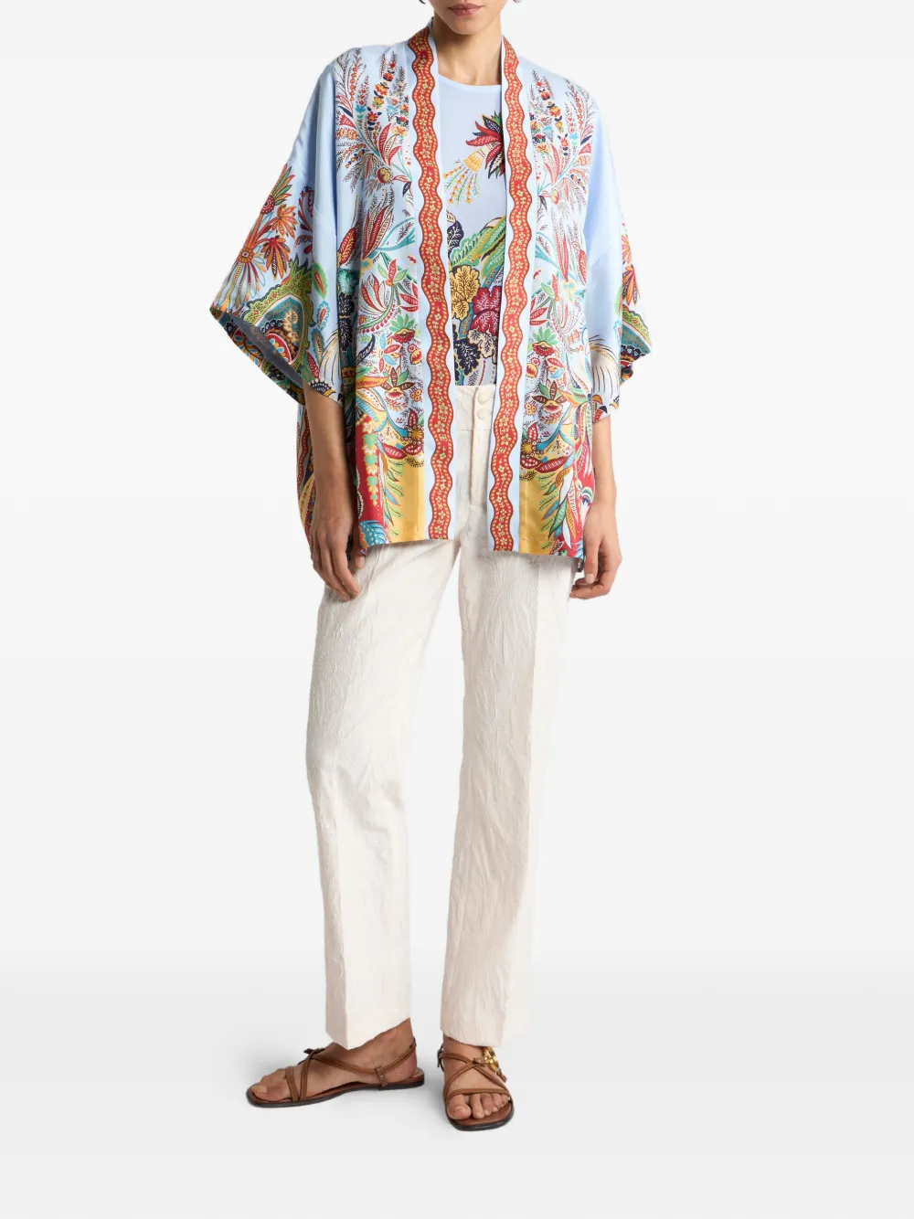 ETRO Straight broek Beige