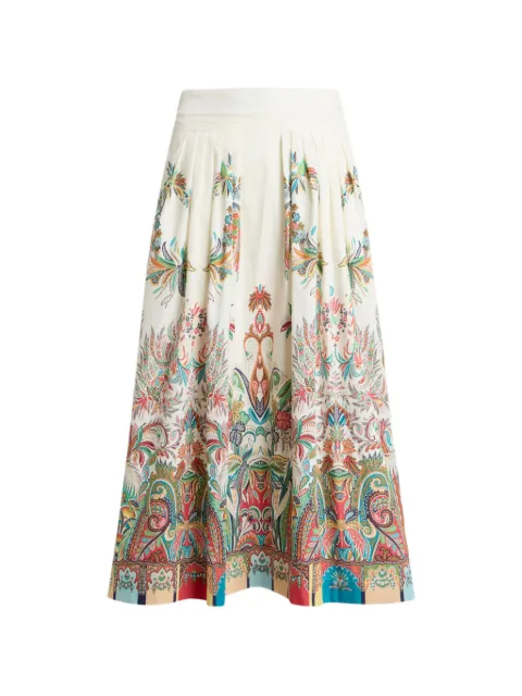 ETRO ペイズリー プリーツスカート