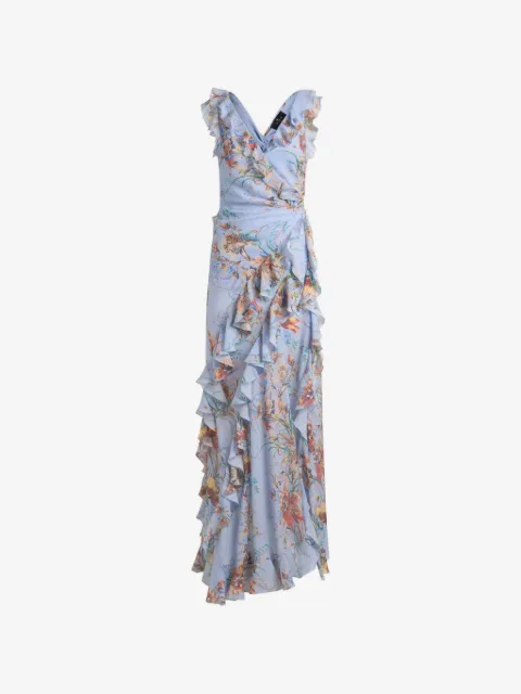 ETRO ruffled cut-out maxi dress