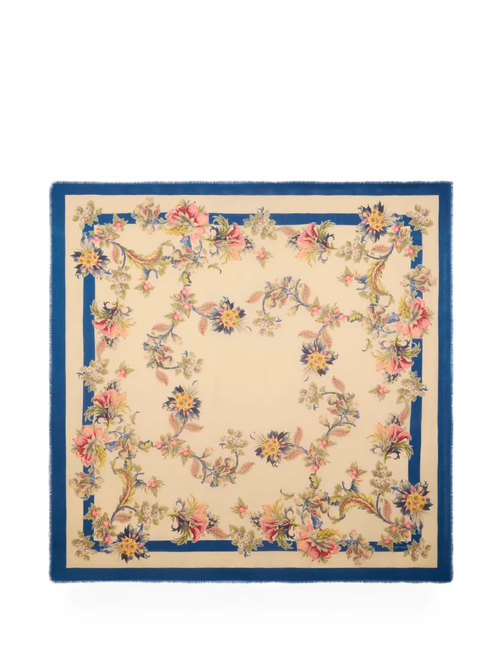 ETRO floral-motif jacquard shawl - Toni neutri