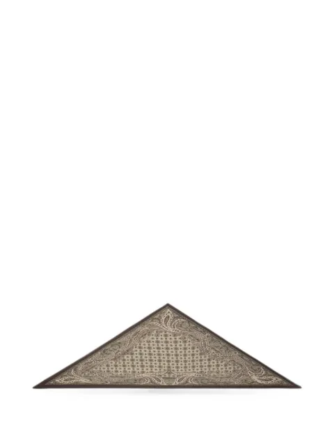 ETRO paisley triangular scarf
