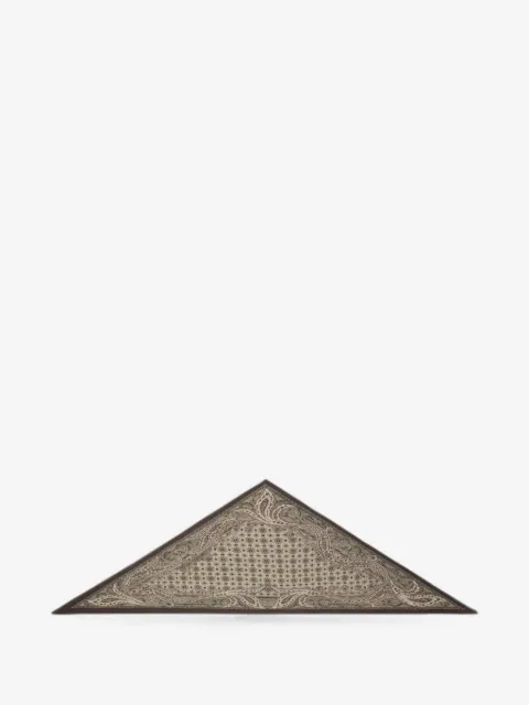 ETRO paisley triangular scarf