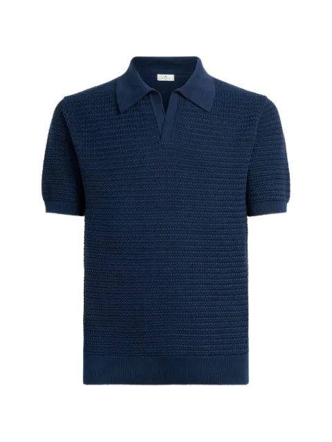 ETRO V-neck short-sleeved knitted sweater