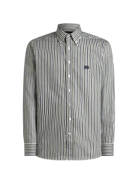 ETRO cotton shirt with vertical-stripe pattern