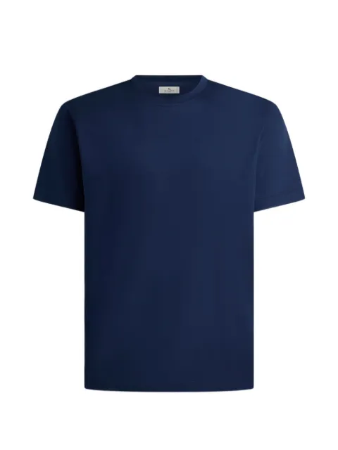 ETRO plain-coloured cotton and modal T-shirt