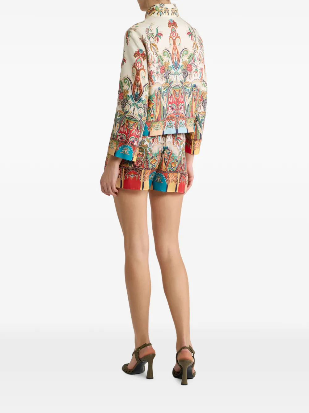 ETRO Jack met paisley-print Beige