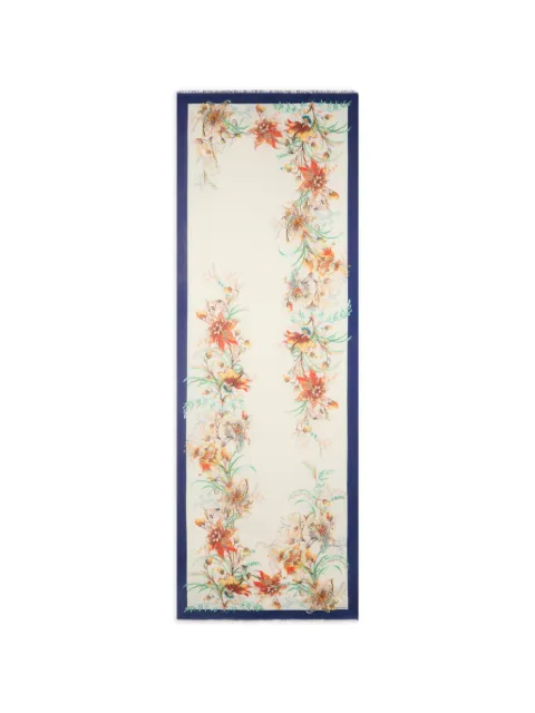 ETRO floral-motif cotton scarf