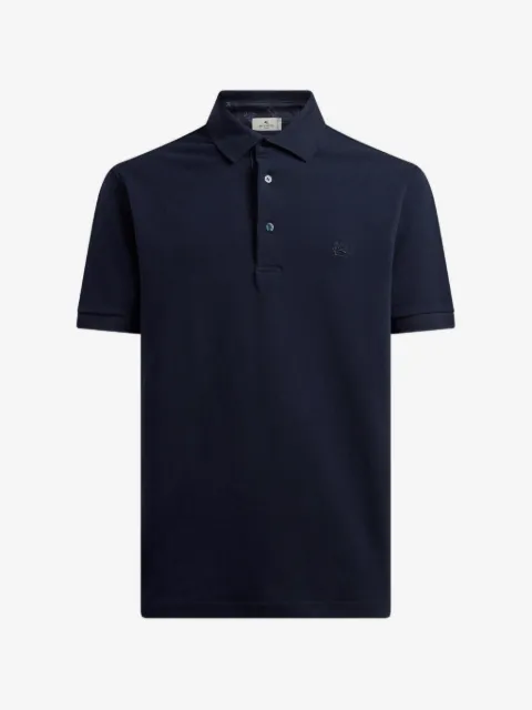 ETRO embroidered-logo polo shirt