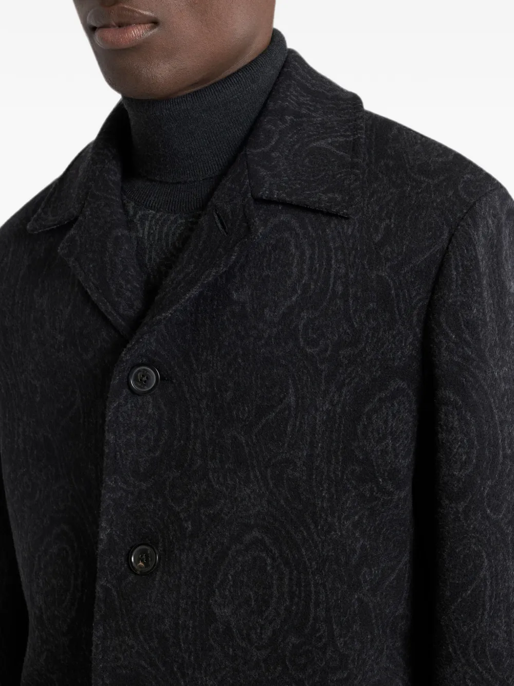 ETRO Arnica jas met jacquard Zwart