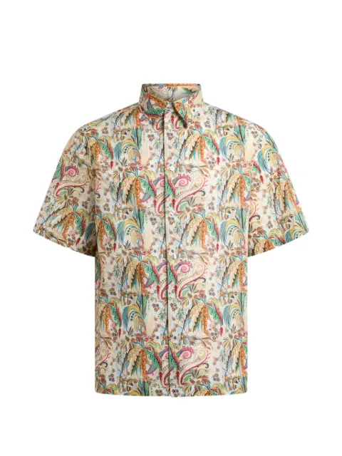 ETRO floral-print short-sleeved shirt