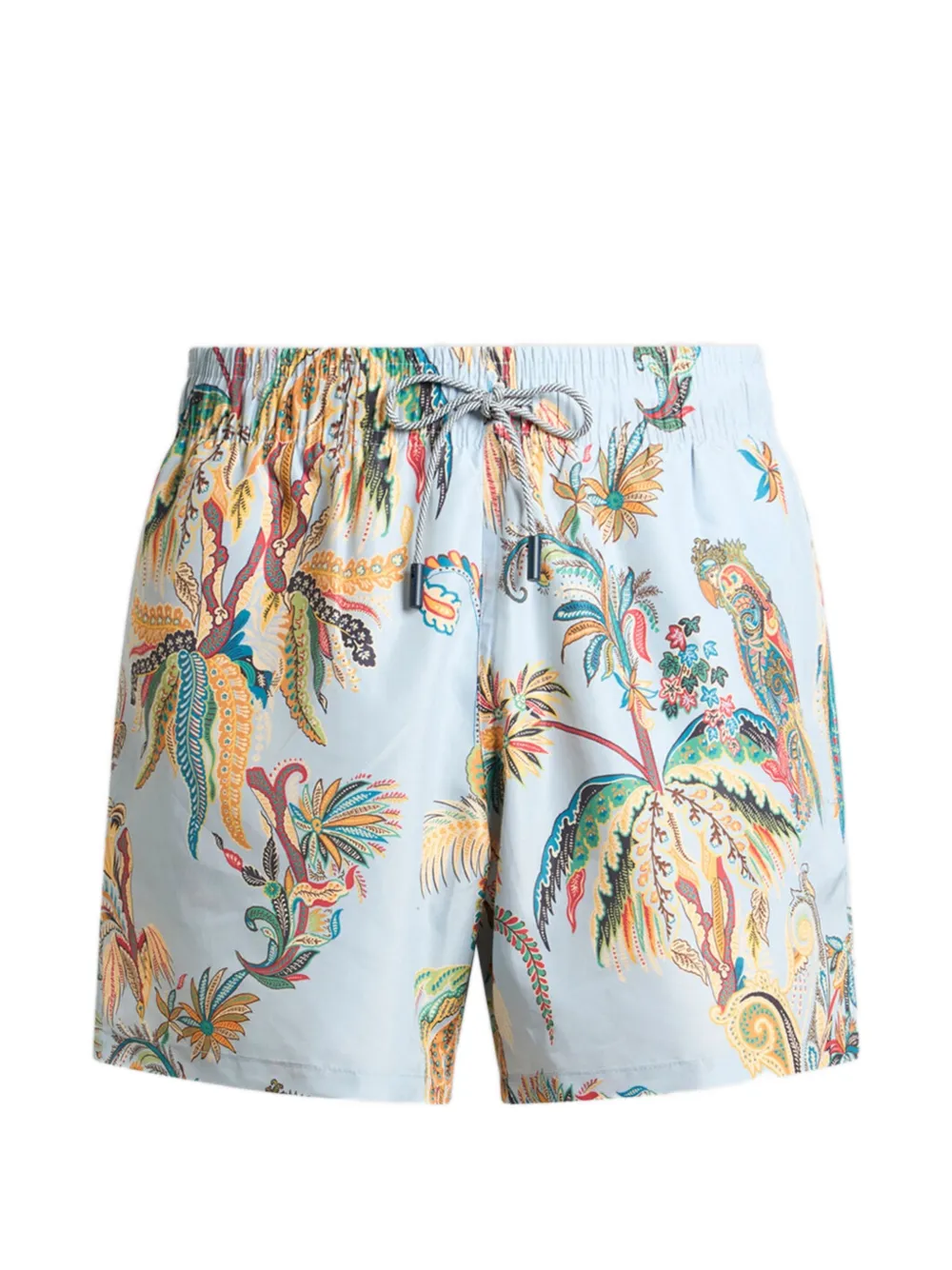 ETRO palm tree-print swim shorts - Blu