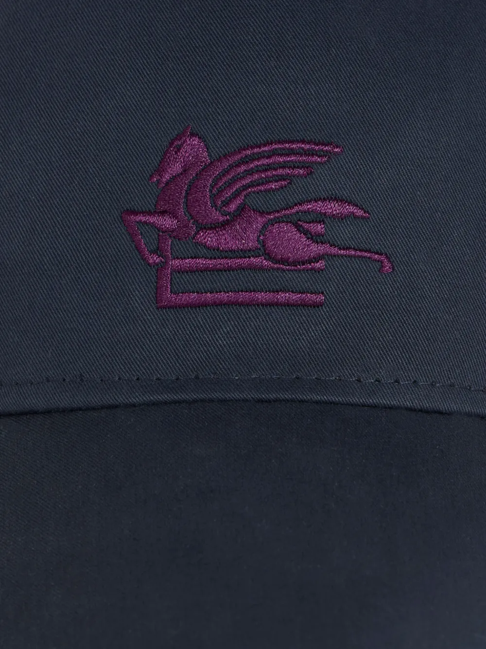 ETRO Pegaso-embroidered baseball cap Blauw