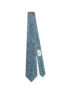 ETRO ペイズリーストライプ シルクネクタイ | パープル | FARFETCH JP
