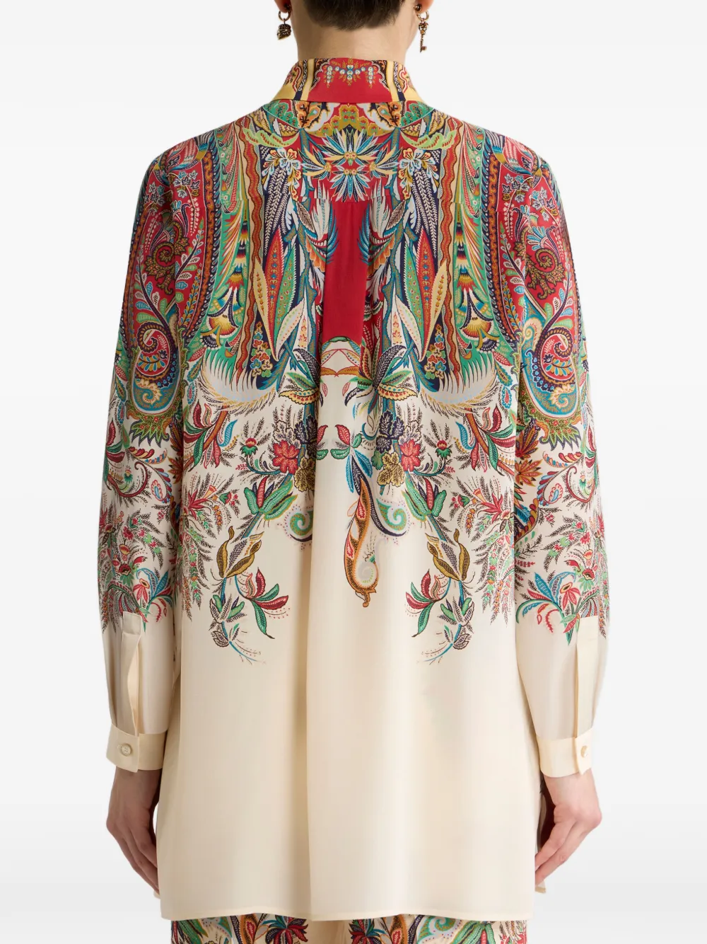 ETRO Overhemd met paisley-print Beige