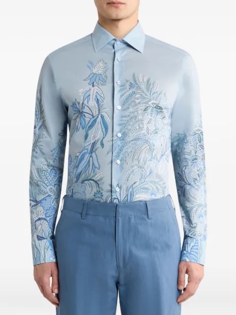 ETRO floral-print cotton shirt