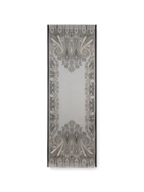 ETRO Paisley-print chevron scarf
