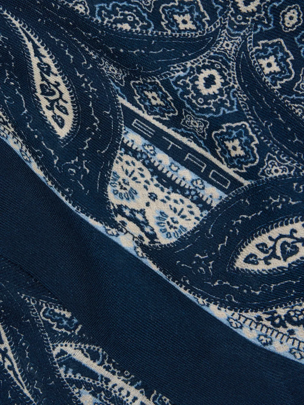 ETRO Driehoekige sjaal Blauw