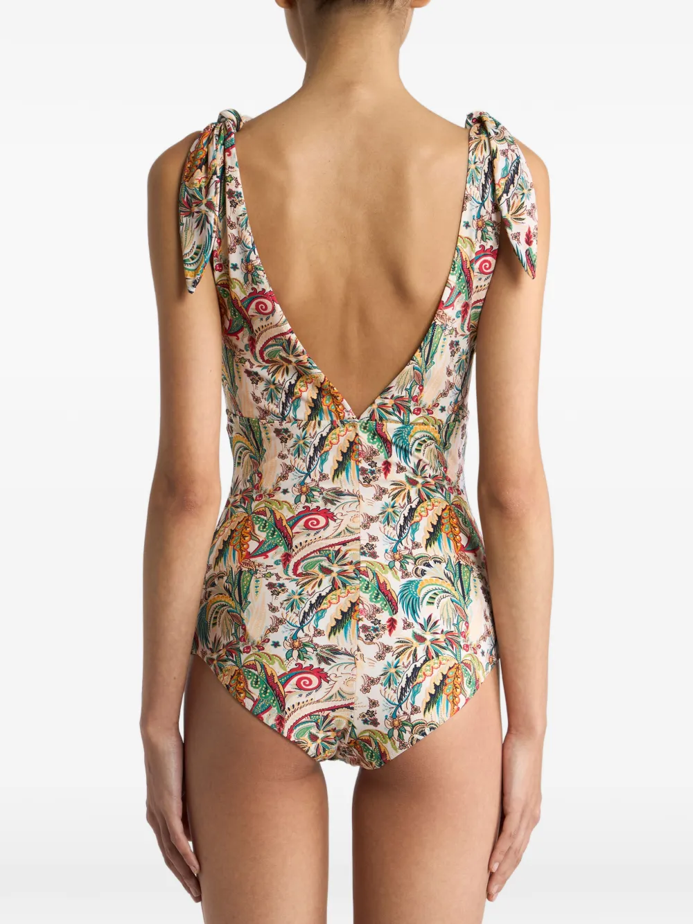 ETRO Badpak met paisley-print Beige