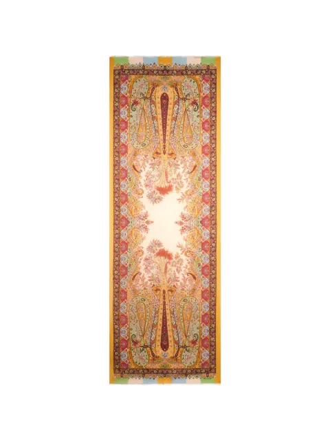 ETRO floral paisley-print scarf