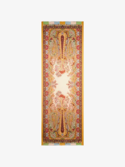ETRO floral paisley-print scarf