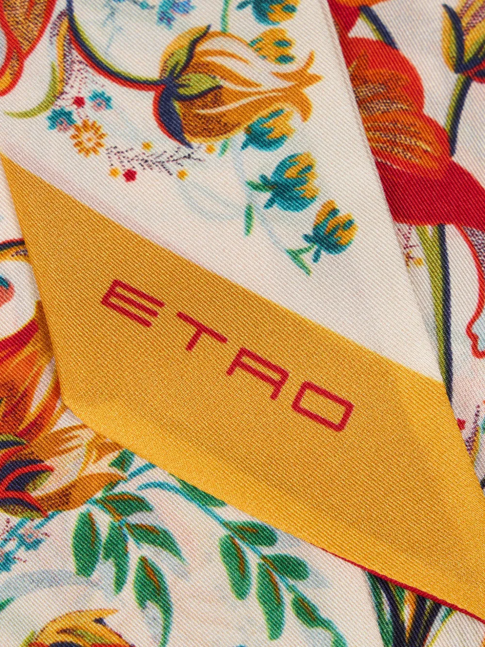 ETRO Sjaal met bloemenprint Beige