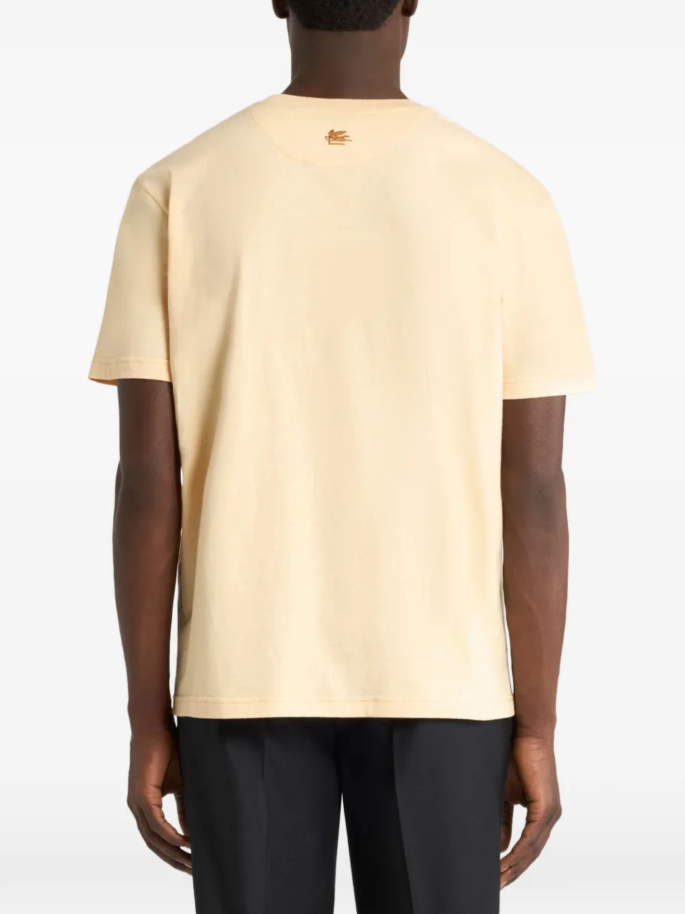 ETRO T-shirt met giraffe-print Beige