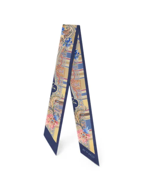 ETRO silk twill Paisleyina with Paisley motif